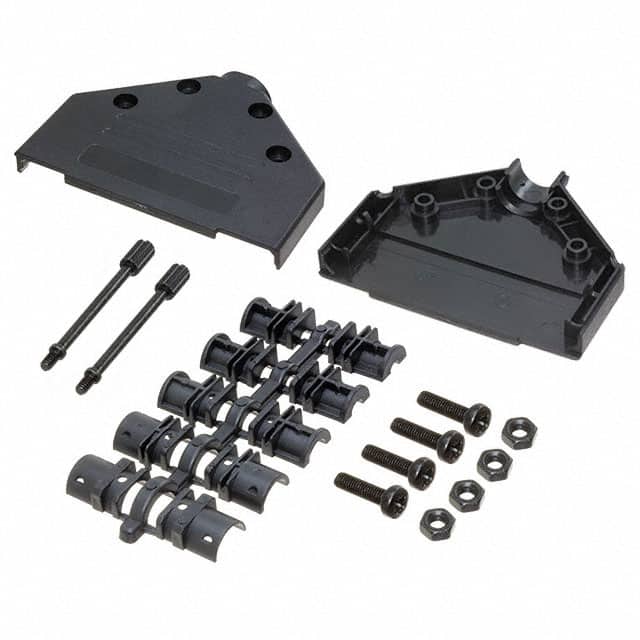 ACOV-SUB-37NB23 Assmann WSW Components  Capots de connecteurs D-Sub en forme de D